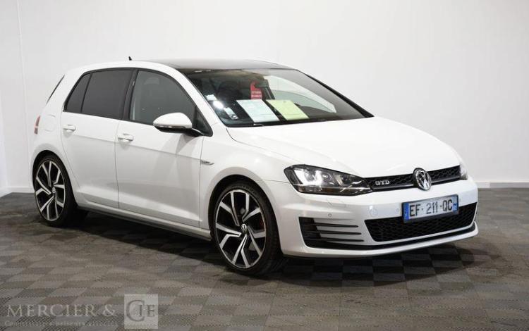 VOLKSWAGEN GOLF 2.0 TDI 180 BLUEMOTION GTD DSG BVA BLANC EF-211-QC