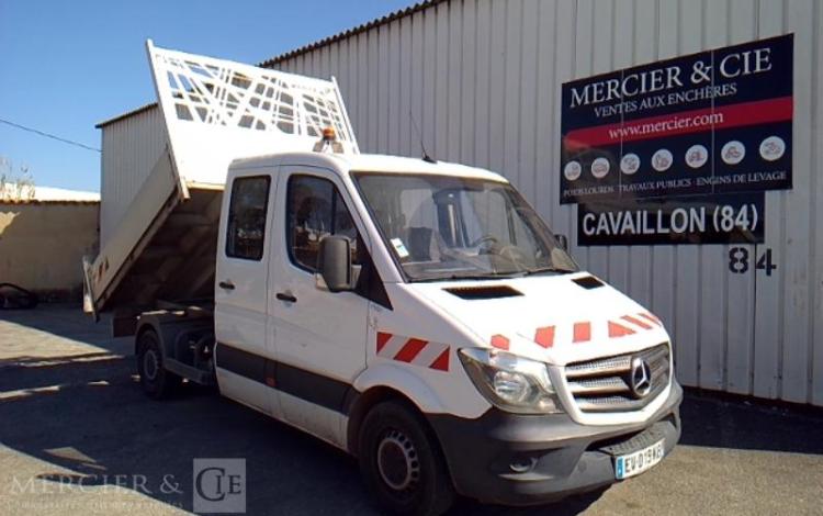 MERCEDES SPRINTER 314 CDI BENNE DOUBLE CABINE BLANC EV-019-KB