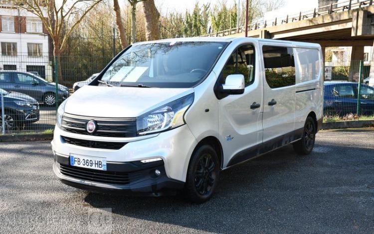 FIAT TALENTO FOURGON L2H1 ECOJET CABINE APPROFONDIE 6 PLACES BARRES DE TOIT GRIS FB-369-HB