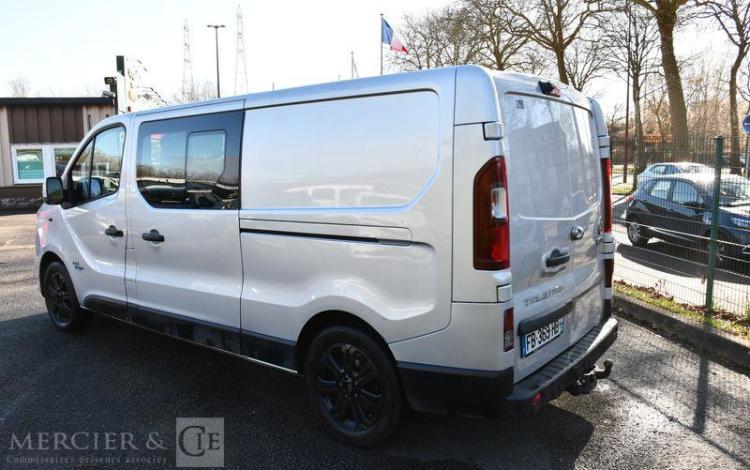 FIAT TALENTO FOURGON L2H1 ECOJET CABINE APPROFONDIE 6 PLACES BARRES DE TOIT GRIS FB-369-HB