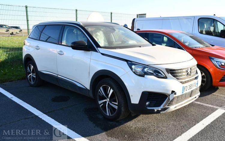 PEUGEOT 5008 1,5 BLUEHDI 130 ALLURE BLANC FD-369-FV