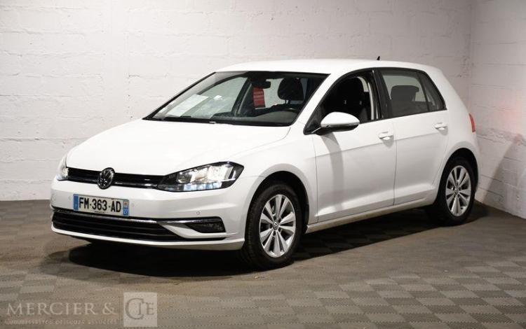 VOLKSWAGEN GOLF 1,6 TDI 115 FAP CONFORT BLANC FM-363-AD