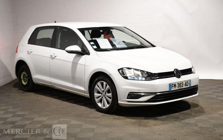 VOLKSWAGEN GOLF 1,6 TDI 115 FAP CONFORT BLANC FM-363-AD