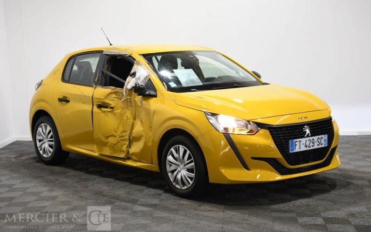 PEUGEOT 208 1,2 VTI 75 LIKE JAUNE FT-429-SC