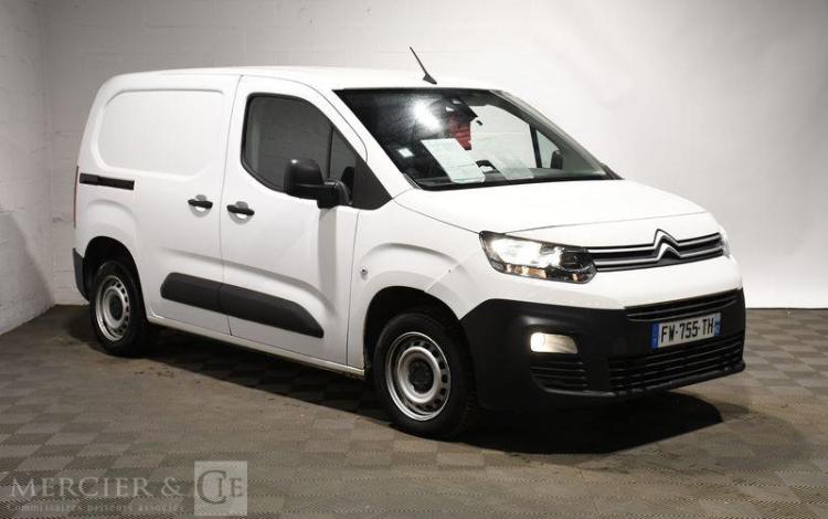 CITROEN BERLINGO FOURGON 1.5 BLUEHDI 100 650KG M L1 DRIVER S&S BLANC FW-755-TH