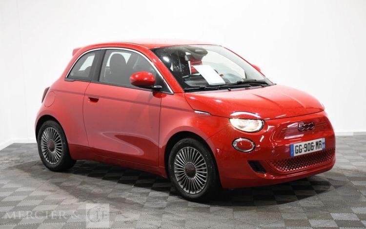 FIAT 500 ELECTRIC 95 AUTONOMIE-185KMH RED ROUGE GG-906-MR