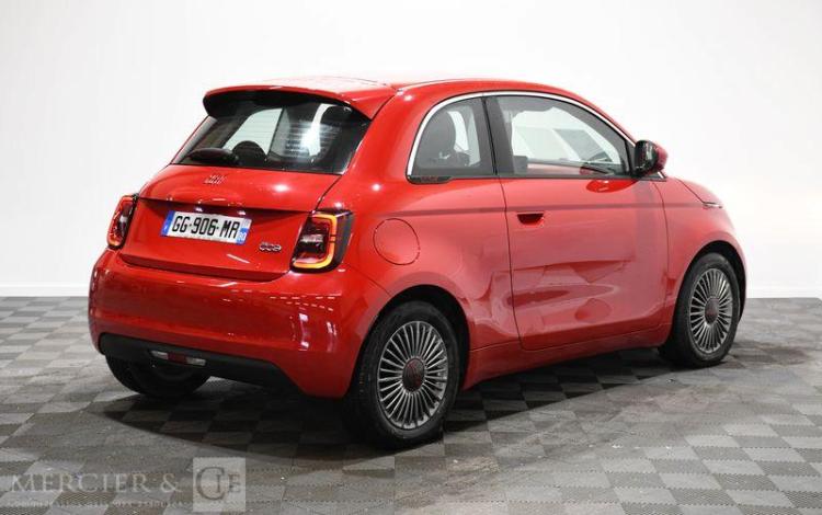 FIAT 500 ELECTRIC 95 AUTONOMIE-185KMH RED ROUGE GG-906-MR