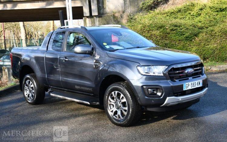 FORD RANGER DOUBLE CABINE 2.0 TDCI 215 WILDTRAK 4X4 GRIS GP-593-KW