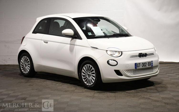 FIAT 500E 95 23.7KWH AUTONOMIE-185KMH BLANC GT-302-XA