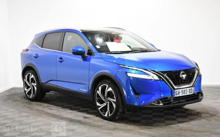 NISSAN QASHQAI 1.5 E-POWER EREV 190H 160 HYBRID 2KWH TEKNA PLUS 2WD BLEU GV-583-XD